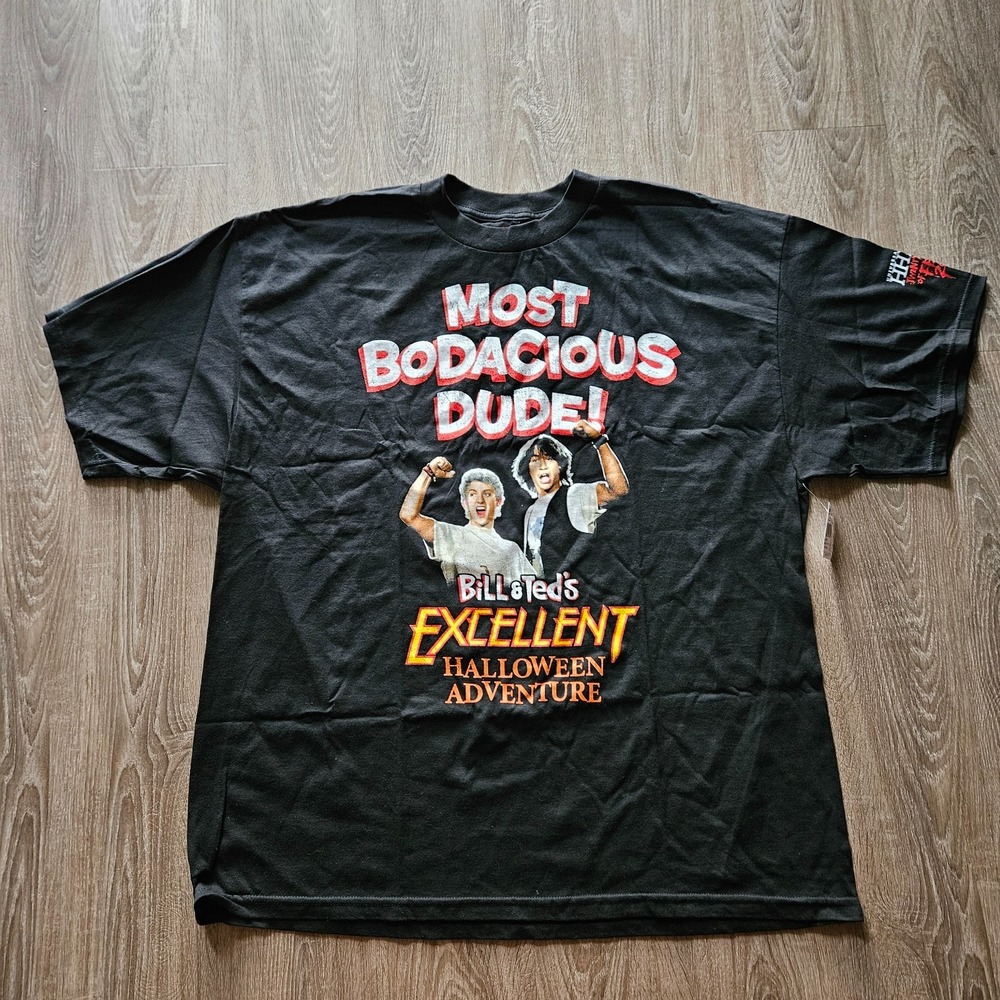 2010 HHN XX Bill‎ & Ted Excellent Halloween Adventure T Shirt 2XL NWT Universal